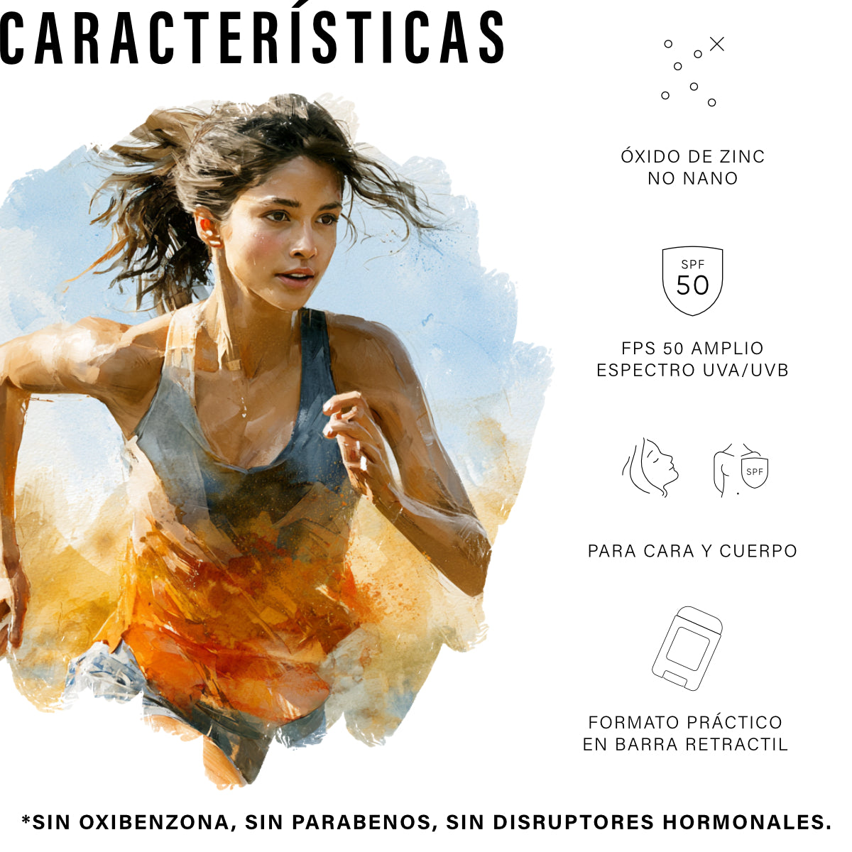 Ulmar Barra Protector Solar Mineral FPS50 Alta Resistencia 50g