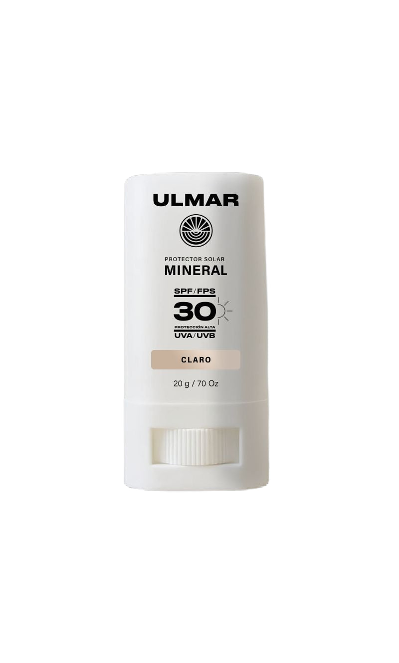Ulmar Barra Protector Solar Facial Mineral FPS30 Claro 20g