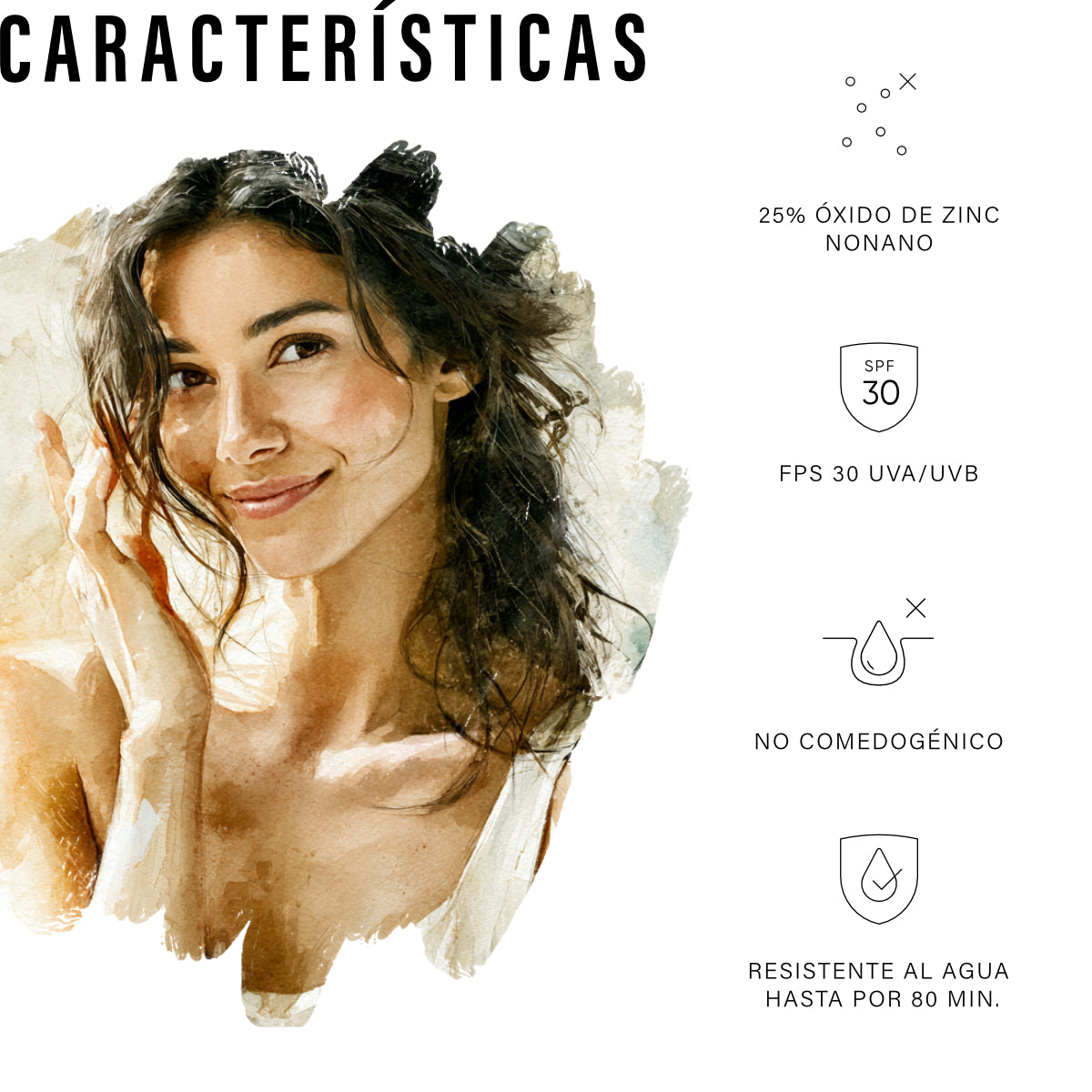 Ulmar Barra Protector Solar Facial Mineral FPS50 Medio 20g