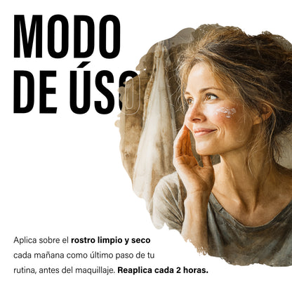 Ulmar Cartucho Recarga Protector Solar Facial FPS50 Invisible 30ml