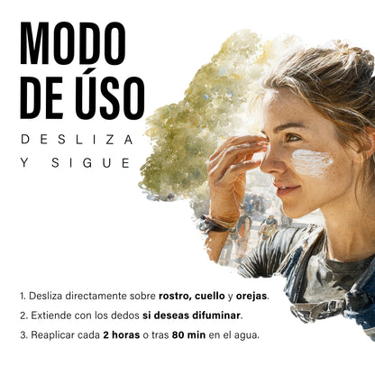 Ulmar Barra Protector Solar Facial Mineral FPS50 Invisible 20g