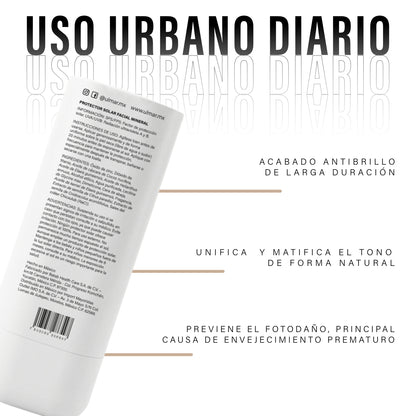 Ulmar Protector Solar Facial Mineral FPS50 30ml con color