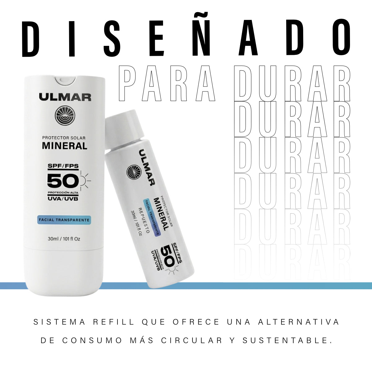Ulmar Protector Solar Facial Mineral FPS50 30ml Invisible