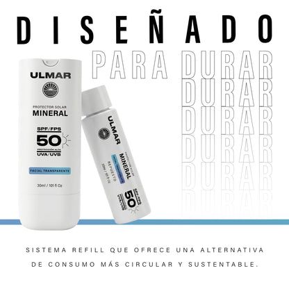 Ulmar Protector Solar Facial Mineral FPS50 30ml Invisible