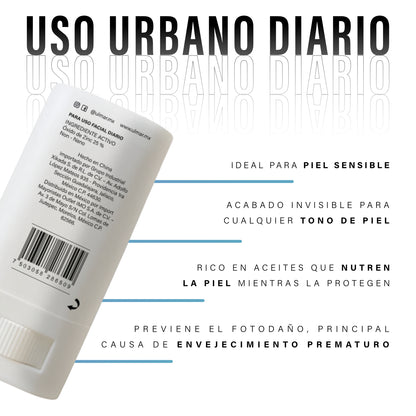 Ulmar Barra Protector Solar Facial Mineral FPS50 Invisible 20g