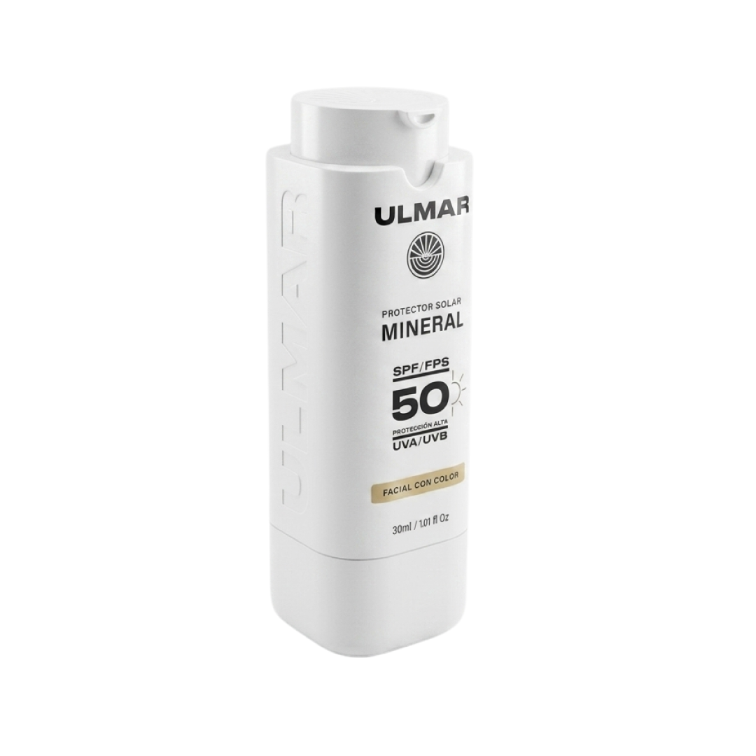 Ulmar Protector Solar Facial Mineral FPS50 30ml con color