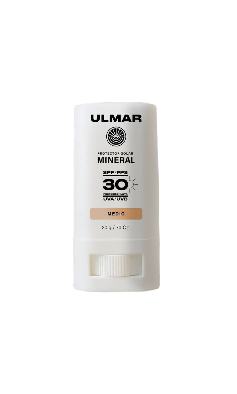Ulmar Barra Protector Solar Facial Mineral FPS30 Medio 20g