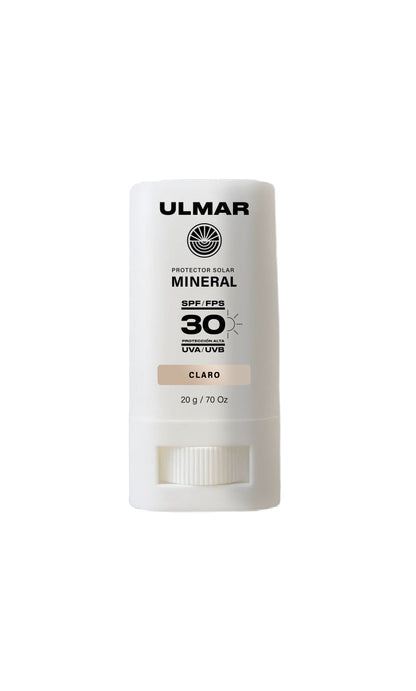 Ulmar Barra Protector Solar Facial Mineral FPS30 Claro 20g