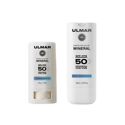 Kit Protector Solar Facial Invisible FPS 50 + Barra Invisible 20 g